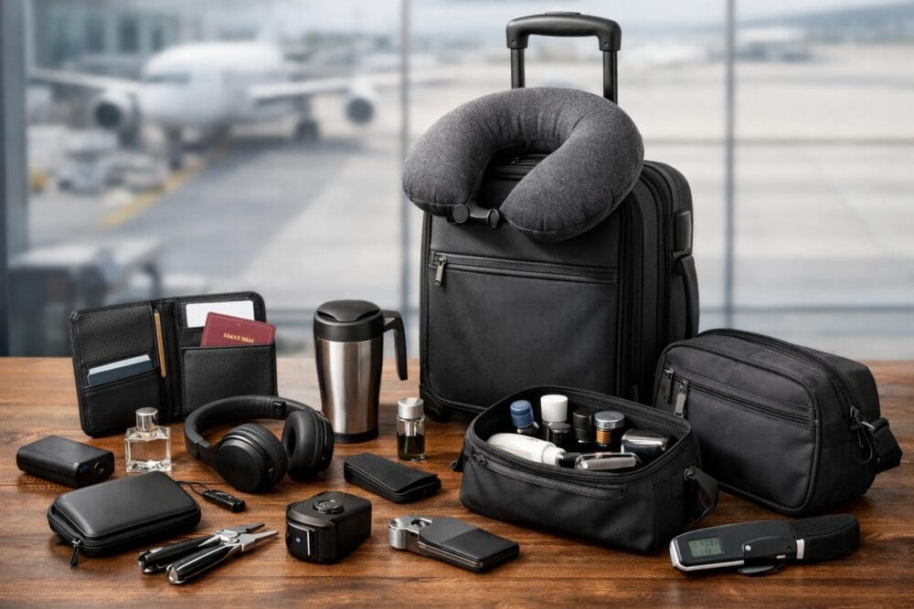 Present till pappa som reser mycket – praktiska reseprylar och väskor
